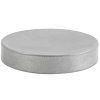 Metal Plates * Front Of The House 4 1/4 Antique Brushed Stainless Steel Round Plate 12/Case