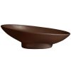 Metal Bowls * Get Enterprises G.E.T. Enterprises Bo203Mc Bugambilia 23.67 Oz. Classic Textured Finish Mocha Resin-Coated Aluminum Deep Medium Oval Sphere