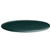 Metal Serving And Display Platters / Trays * Get Enterprises G.E.T. Enterprises Dr202Ft Bugambilia 14 5/16 Classic Textured Finish Forest Green Resin-Coated Aluminum Small Round Disc With Rim