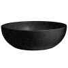 Metal Bowls * Get Enterprises G.E.T. Enterprises Brd18Gb Bugambilia 15.9 Qt. Classic Textured Finish Black Granite Resin-Coated Aluminum Extra Large Deep Round Bowl