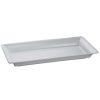 Metal Serving And Display Platters / Trays * Tablecraft Professional Bakeware Tablecraft Cw2110N Natural 21 X 12 Cast Aluminum Large Rectangle Platter