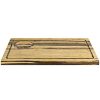 Bamboo Trays * Front Of The House Spt051Mub21 13 X 7 Reversible Crushed Bamboo Serving Board With Hand Grips 4/Case