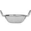 Metal Bowls * World Tableware 761701 Sonoran 10 Oz. Hammered Stainless Steel Balti Dish