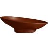 Metal Bowls * Get Enterprises G.E.T. Enterprises Bo204Ch Bugambilia 1.4 Qt. Classic Textured Finish Chocolate Resin-Coated Aluminum Deep Large Oval Sphere