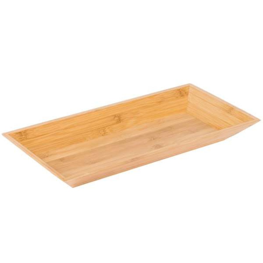 Bamboo Trays * American Metalcraft Bam18 Rectangular Bamboo Tray 18 X 8 1/4