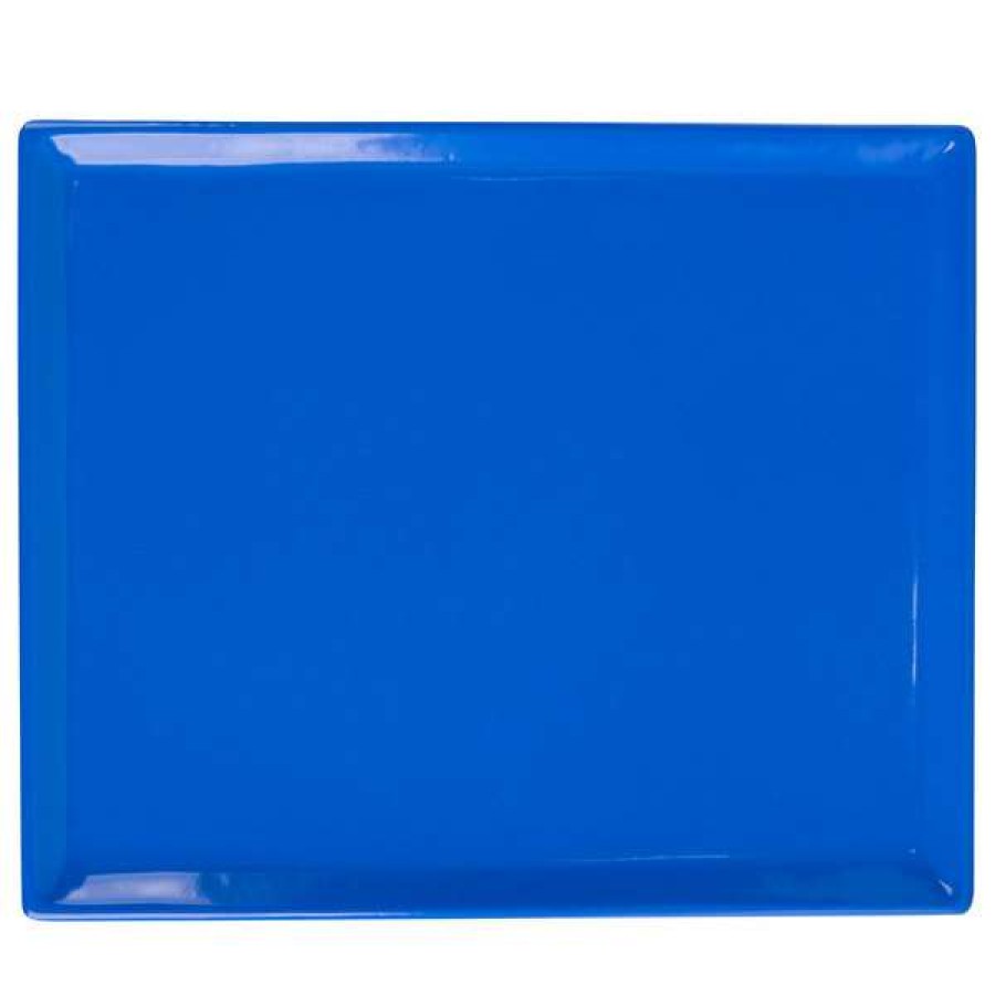 Metal Serving And Display Platters / Trays * Tablecraft Professional Bakeware Tablecraft Cw2104Cbl 8 1/2 X 6 3/4 X 3/8 Cobalt Blue Cast Aluminum Rectangular Cooling Platter