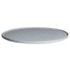 Metal Serving And Display Platters / Trays * Get Enterprises G.E.T. Enterprises Dr204G Bugambilia 17 3/4 Classic Textured Finish Grey Granite Resin-Coated Aluminum Deep Large Round Disc With Rim