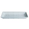 Metal Serving And Display Platters / Trays * Get Enterprises G.E.T. Enterprises Buds13Sb Bugambilia 17 X 8 1/8 Classic Textured Finish Sky Blue Granite Resin-Coated Aluminum Medium Deep Rectangular Platter