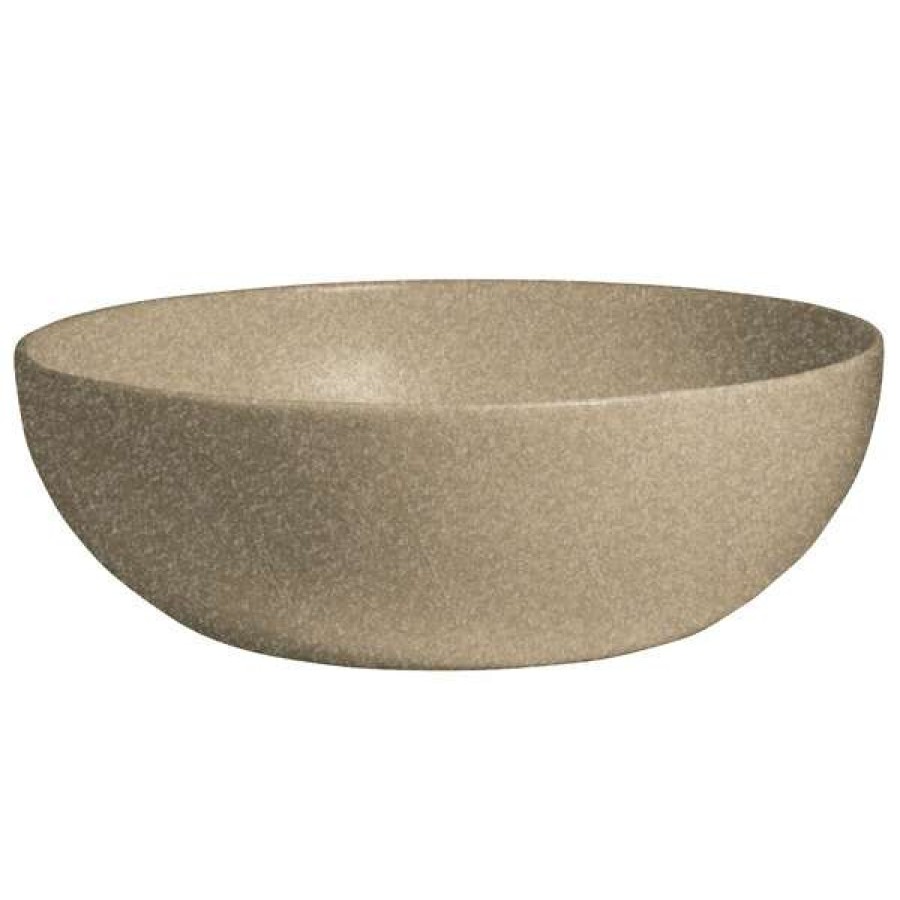 Metal Bowls * Get Enterprises G.E.T. Enterprises Brd18S Bugambilia 15.9 Qt. Classic Textured Finish Sand Granite Resin-Coated Aluminum Extra Large Deep Round Bowl