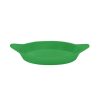 Metal Bowls * Tablecraft Professional Bakeware Tablecraft Cw1725Gn 16 Oz. Green Cast Aluminum Oval Server With Shell Handles