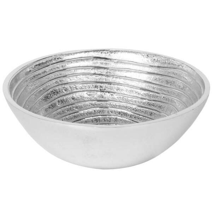 Metal Bowls * Elite Global Solutions Als7 Savanna Spiral 1 Qt. Round Bowl