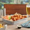 Metal Serving And Display Platters / Trays * Tablecraft 10039 Lattice 12 X 9 Rectangular Stainless Steel Platter