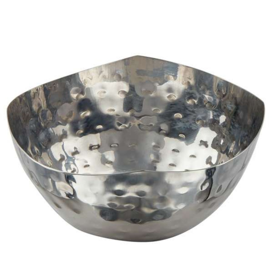 Metal Bowls * American Metalcraft Sbh400 5.5 Oz. Round Hammered Stainless Steel Snack Bowl / Sauce Cup