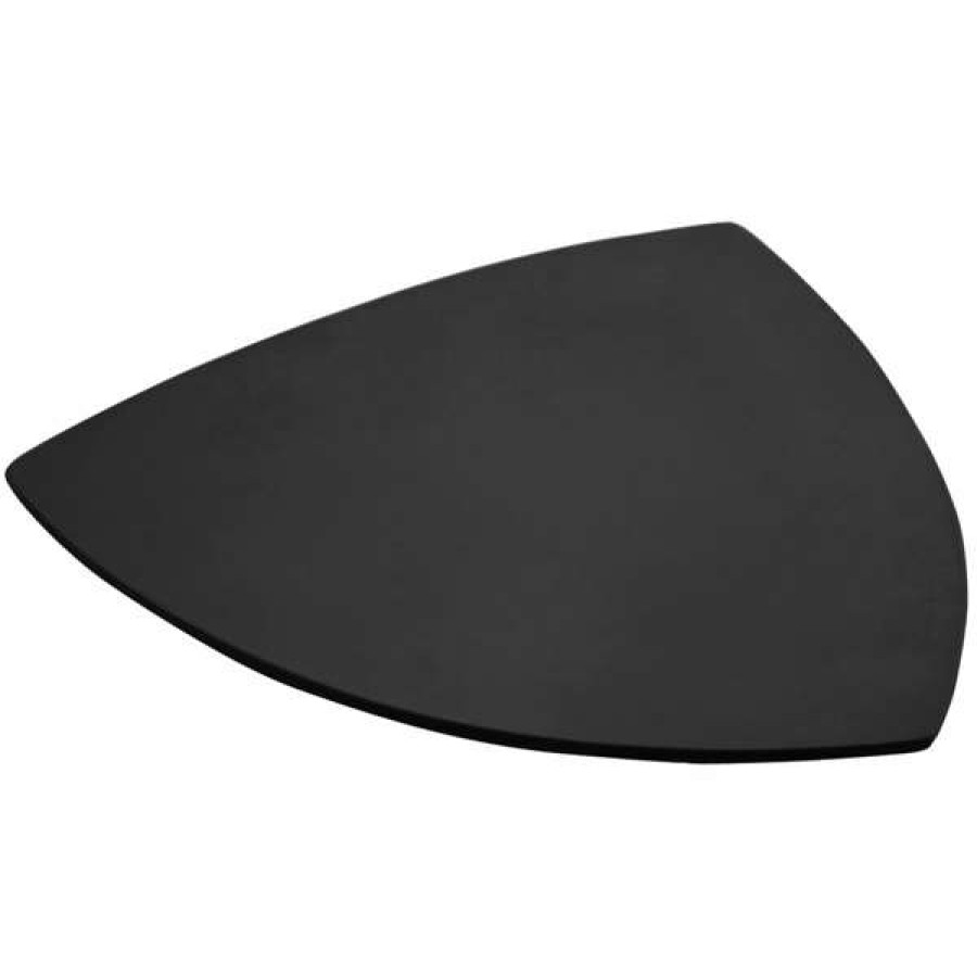 Metal Plates * Bon Chef 9162 24 Black Sandstone Finish Cast Aluminum Triangle Serving Plate