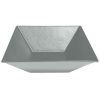 Metal Bowls * Get Enterprises G.E.T. Enterprises Bsd16St Bugambilia 13.5 Qt. Classic Textured Finish Steel Resin-Coated Aluminum Xl Deep Square Bowl