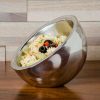 Metal Bowls * American Metalcraft Ab6 23 Oz. Double Wall Stainless Steel Angled Insulated Serving Bowl