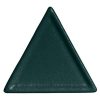 Metal Serving And Display Platters / Trays * Get Enterprises G.E.T. Enterprises Dt201-Mod-Ft Bugambilia Smooth Mod Finish Forest Green Resin-Coated Aluminum 6 Triangle Buffet Platter