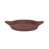 Metal Bowls * Tablecraft Professional Bakeware Tablecraft Cw1725Br 16 Oz. Brown Cast Aluminum Oval Server With Shell Handles