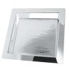 Metal Serving And Display Platters / Trays * Eastern Tabletop 5415H Brooklyn 15 Square Stainless Steel Hammered Finish Tray