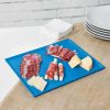 Metal Serving And Display Platters / Trays * Tablecraft Professional Bakeware Tablecraft Cw2112Sbl 12 7/8 X 10 1/2 X 3/8 Sky Blue Cast Aluminum Rectangular Cooling Platter