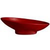 Metal Bowls * Get Enterprises G.E.T. Enterprises Bo204Fr Bugambilia 1.4 Qt. Classic Textured Finish Fire Red Resin-Coated Aluminum Deep Large Oval Sphere