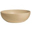 Metal Bowls * Get Enterprises G.E.T. Enterprises Brd18Lt Bugambilia 15.9 Qt. Classic Textured Finish Latte Resin-Coated Aluminum Extra Large Deep Round Bowl