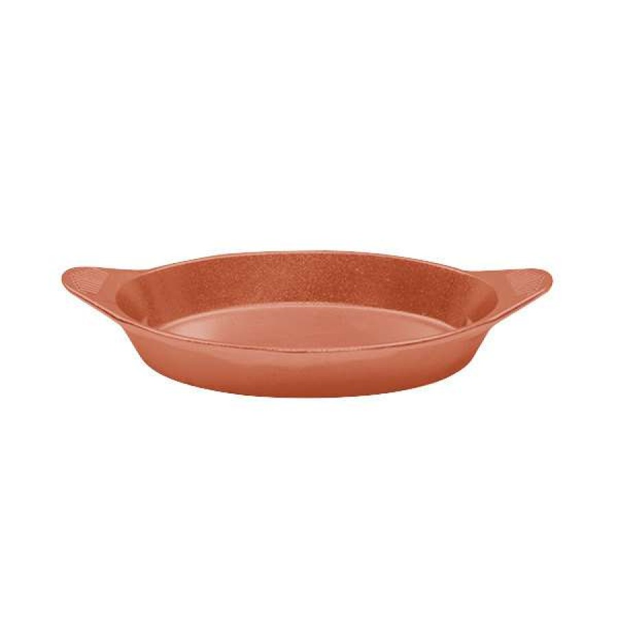 Metal Bowls * Tablecraft Professional Bakeware Tablecraft Cw1725Cp 16 Oz. Copper Cast Aluminum Oval Server With Shell Handles