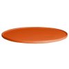 Metal Serving And Display Platters / Trays * Get Enterprises G.E.T. Enterprises Dr204-Mod-Tg Bugambilia 17 3/4 Smooth Mod Finish Tangerine Resin-Coated Aluminum Deep Large Round Disc With Rim