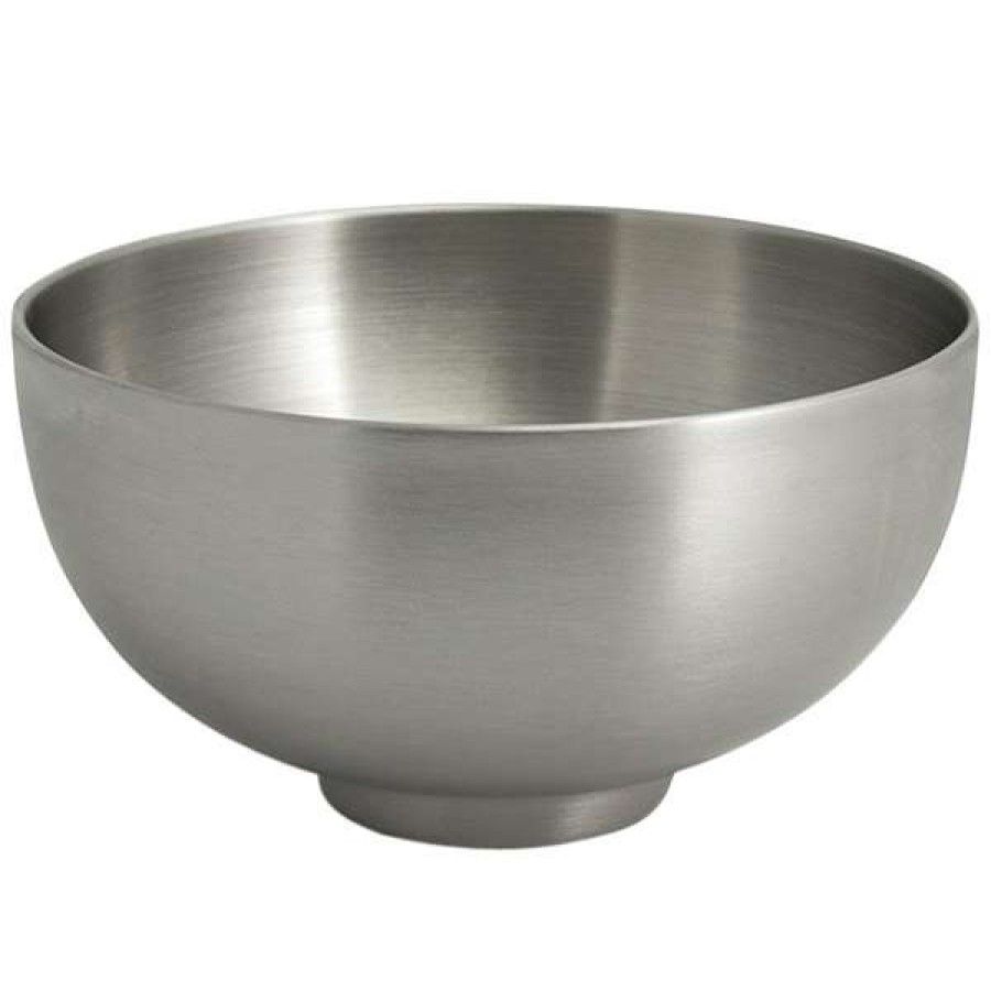 Metal Bowls * Front Of The House Dbo166Bss22 Harmony 24 Oz. Brushed Stainless Steel Round Double Wall Bowl 6/Case