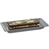 Metal Serving And Display Platters / Trays * Tablecraft Professional Bakeware Tablecraft Cw2100Gr Granite 18 X 9 Cast Aluminum Small Rectangle Platter