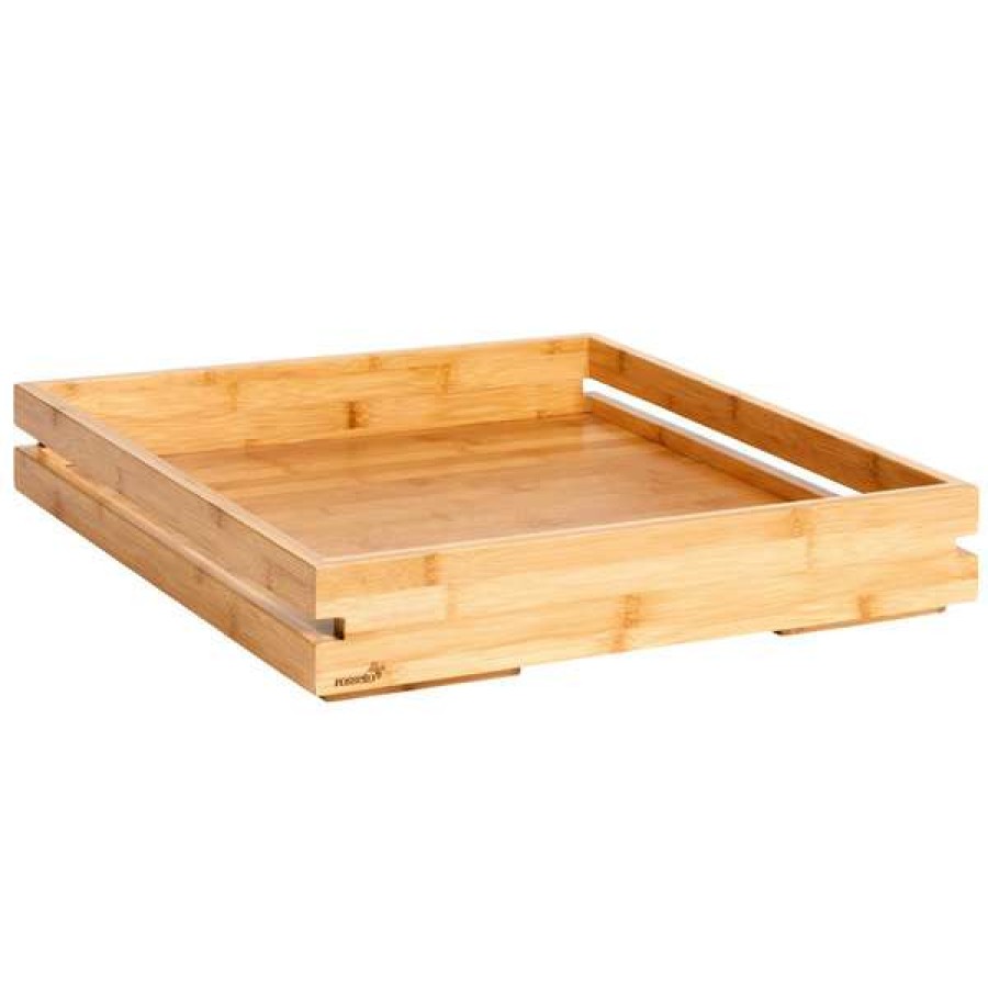 Bamboo Trays * Rosseto Bd132 Natura Large Bamboo Tray 19 7/16 X 19 7/16 X 3 1/2