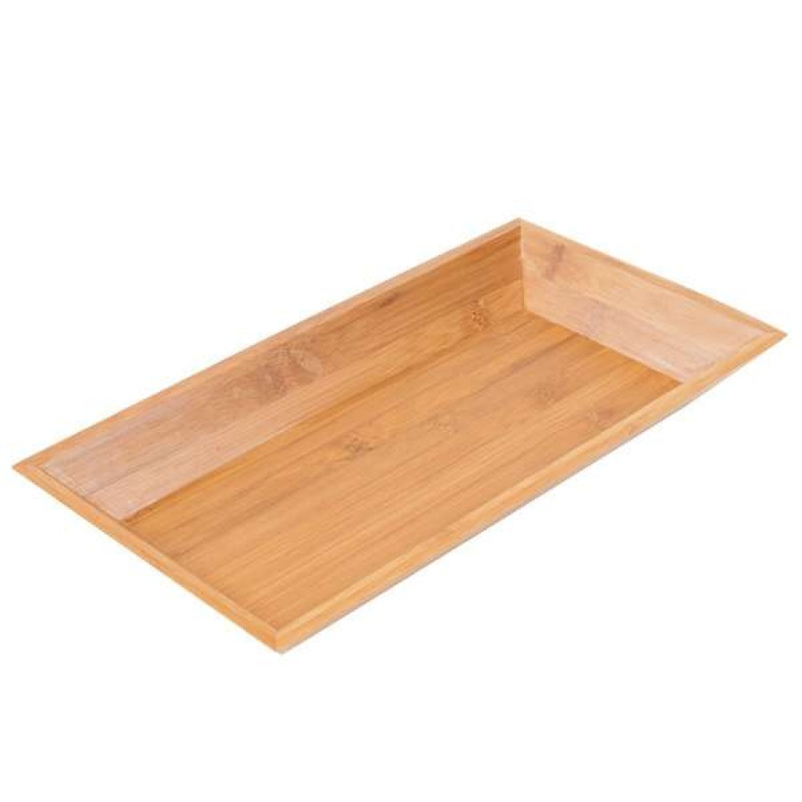 Bamboo Trays * American Metalcraft Bam14 Rectangular Bamboo Tray 14 1/4 X 7 1/2