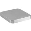 Metal Plates * Front Of The House 4 Brushed Stainless Steel Square Plate 12/Case