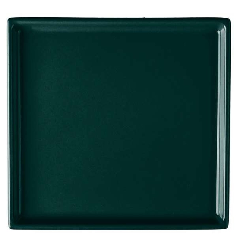 Metal Serving And Display Platters / Trays * Tablecraft Professional Bakeware Tablecraft Cw2116Hgn 7 X 6 1/2 X 3/8 Hunter Green Cast Aluminum Sixth Size Rectangular Cooling Platter