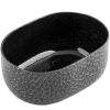 Metal Bowls * Tablecraft 10703 Crackle 28 Oz. Oval Black Aluminum Serving Bowl