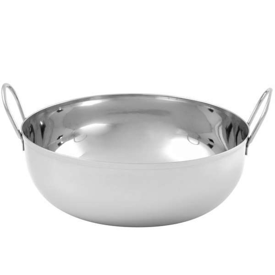 Metal Bowls * American Metalcraft Bd93 105 Oz. Stainless Steel Balti Dish 9 X 3 1/4