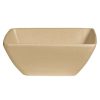 Metal Bowls * Get Enterprises G.E.T. Enterprises Bsd26Lt Bugambilia 5.9 Qt. Classic Textured Finish Latte Resin-Coated Aluminum Square Serving Bowl