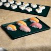 Metal Serving And Display Platters / Trays * Tablecraft Professional Bakeware Tablecraft Cw2115Hgns 10 1/2 X 6 1/2 X 3/8 Hunter Green With White Speckle Cast Aluminum Fourth Size Rectangular Cooling Platter