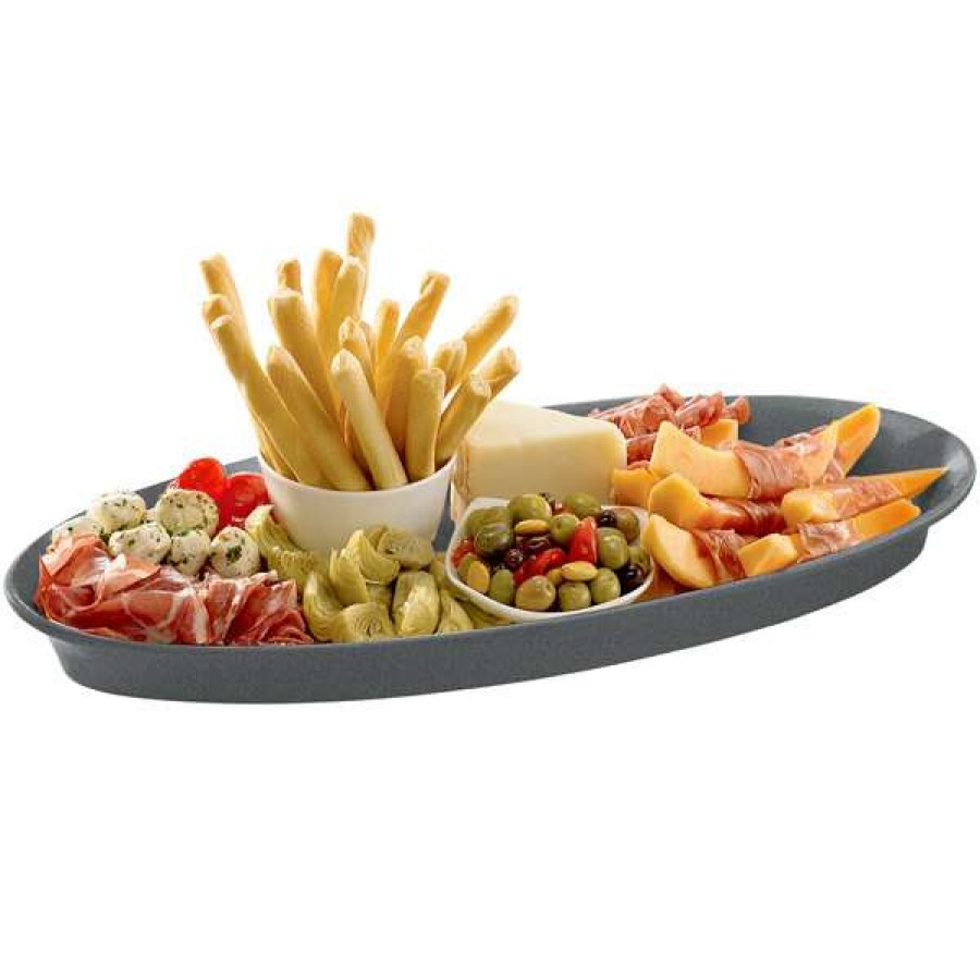 Metal Serving And Display Platters / Trays * Tablecraft Professional Bakeware Tablecraft Cw2210Gr Granite Cast Aluminum King Fish Platter