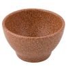 Metal Bowls * Get Enterprises G.E.T. Enterprises Frd31T Bugambilia 20.3 Oz. Classic Textured Finish Terracotta Resin-Coated Aluminum Texas Round Bowl