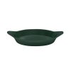 Metal Bowls * Tablecraft Professional Bakeware Tablecraft Cw1725Hgn 16 Oz. Hunter Green Cast Aluminum Oval Server With Shell Handles