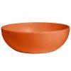 Metal Bowls * Get Enterprises G.E.T. Enterprises Brd18-Mod-Tg Bugambilia 15.9 Qt. Smooth Mod Finish Tangerine Resin-Coated Aluminum Extra Large Deep Round Bowl