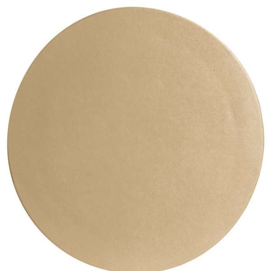 Metal Serving And Display Platters / Trays * Get Enterprises G.E.T. Enterprises Dr003Lt Bugambilia 15 3/4 Classic Textured Finish Latte Resin-Coated Aluminum Medium Round Disc