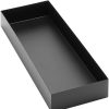 Metal Serving And Display Platters / Trays * American Metalcraft Black Twilight 15 X 9 X 2 Rectangular Metal Market Tray