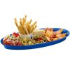 Metal Serving And Display Platters / Trays * Tablecraft Professional Bakeware Tablecraft Cw2210Cbl Cobalt Blue Cast Aluminum King Fish Platter