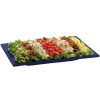 Metal Serving And Display Platters / Trays * Tablecraft Professional Bakeware Tablecraft Cw2102Bs Blue Speckle Cast Aluminum 14 X 7 Rectangular Platter