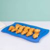 Metal Serving And Display Platters / Trays * Tablecraft Professional Bakeware Tablecraft Cw3660Bs Blue Speckle 13 X 20 Cast Aluminum Euro Rectangular Platter