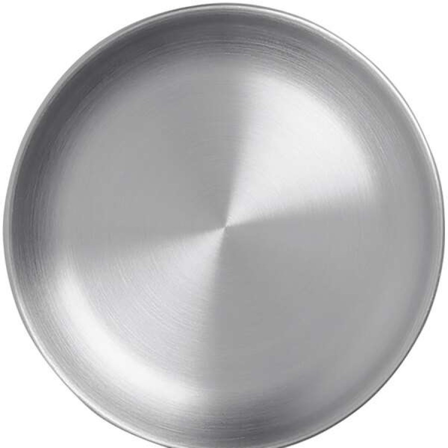 Metal Plates * American Metalcraft Coupe 4 Satin Stainless Steel Plate