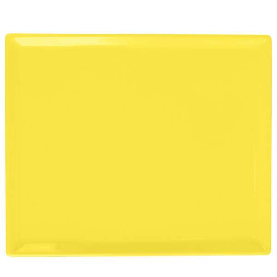 Metal Serving And Display Platters / Trays * Tablecraft Professional Bakeware Tablecraft Cw2104Y 8 1/2 X 6 3/4 X 3/8 Yellow Cast Aluminum Rectangular Cooling Platter