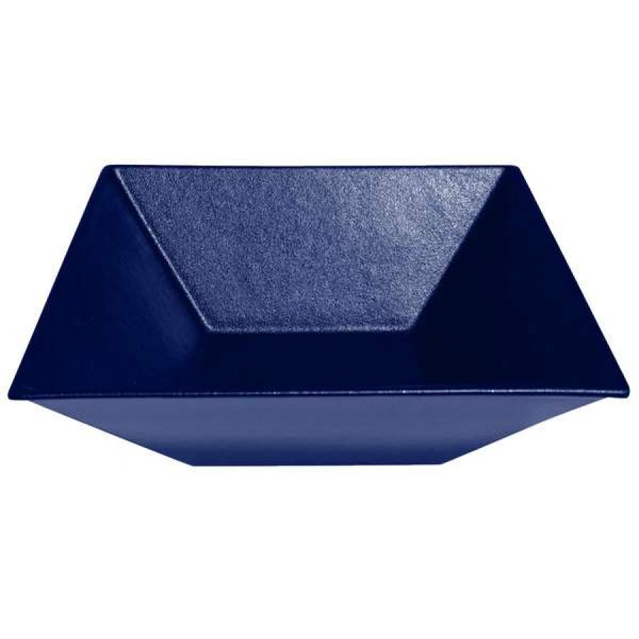 Metal Bowls * Get Enterprises G.E.T. Enterprises Bsd16-Mod-Pc Bugambilia 13.5 Qt. Smooth Mod Finish Pacific Blue Resin-Coated Aluminum Xl Deep Square Bowl